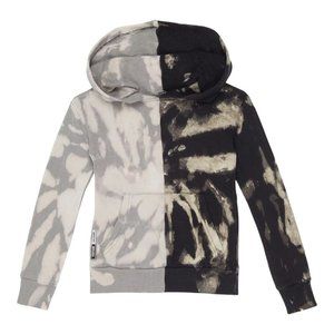 NWT VINTAGE HAVANA TIE-DYE FLEECE COLOR-BLOCK GASLIGHT HOODIE SIZE XL-BIG GIRLS